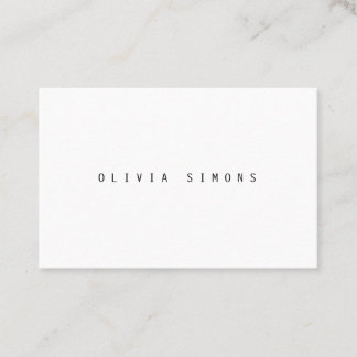 Minimalist Business Cards