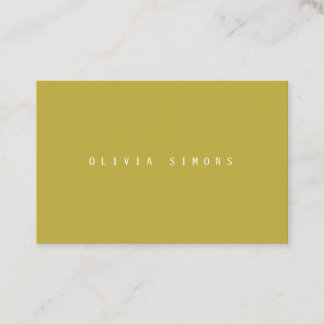 Minimalist Business Cards