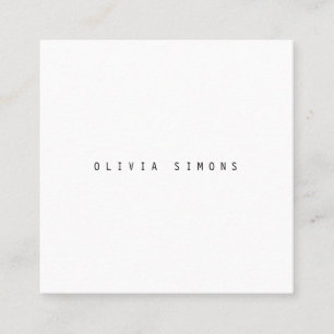 Minimalist Business Cards