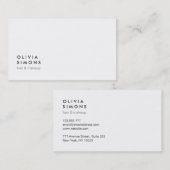 Minimalist Business Cards (Front/Back)