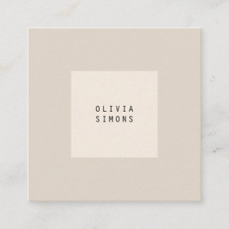 Minimalist Business Cards