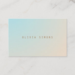 Minimalist Business Cards