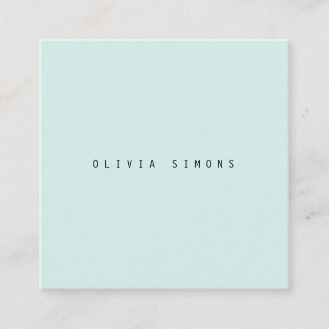 Minimalist Business Cards (Front)