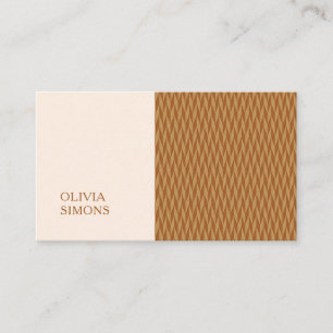 Minimalist Business Cards in boho style.