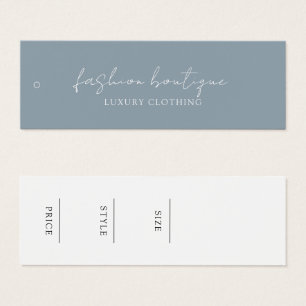 Minimalist Business Clothing Label Hang Tag