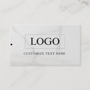 Minimalist Business Logo Clothing Label Hang Tag