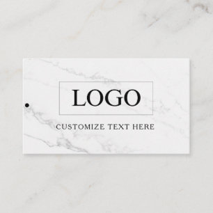 Minimalist Business Logo Clothing Label Hang Tag