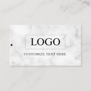 Minimalist Business Logo Clothing Label Hang Tag