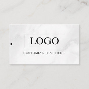 Minimalist Business Logo Clothing Label Hang Tag