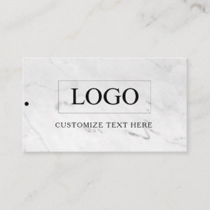 Minimalist Business Logo Clothing Label Hang Tag