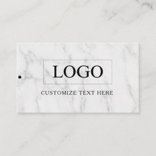 Minimalist Business Logo Clothing Label Hang Tag