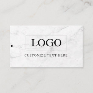 Minimalist Business Logo Clothing Label Hang Tag