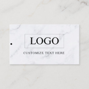 Minimalist Business Logo Clothing Label Hang Tag