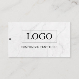 Minimalist Business Logo Clothing Label Hang Tag