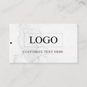 Minimalist Business Logo Clothing Label Hang Tag