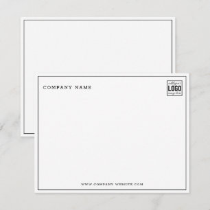Minimalist Business Logo Company Name Card