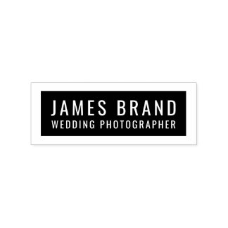 Minimalist Business Logo Rubber Stamp