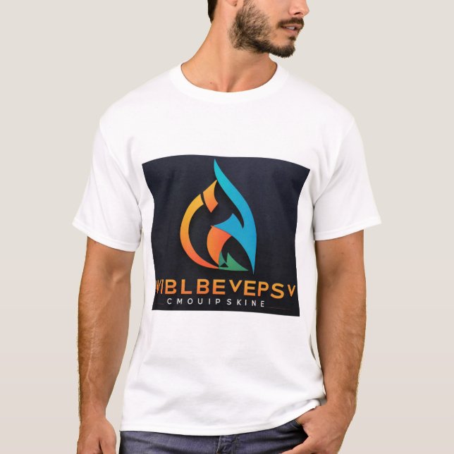 Minimalist Business Logo T-Shirt Design – Clean an (Front)