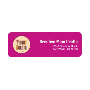 Minimalist Business Logo Template Return Address