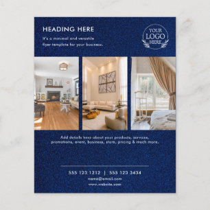 Minimalist Business Marketing Flyer Logo & Photo