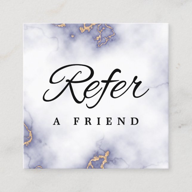 Minimalist Business Referral Card (Front)