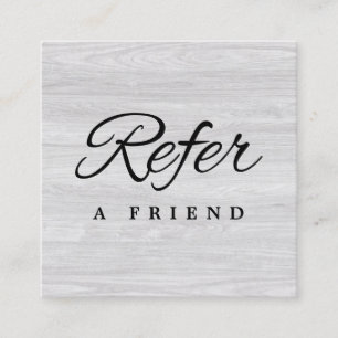 Minimalist Business Referral Card