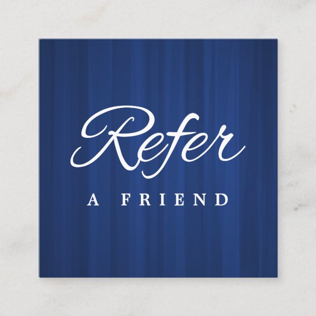 Minimalist Business Referral Card (Front)