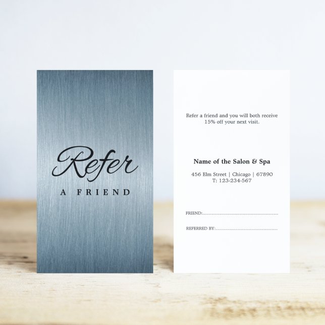 Minimalist Business Referral Card (Minimalist Business Referral Card)