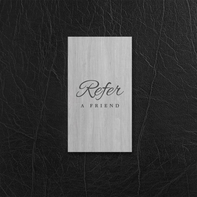 Minimalist Business Referral Card (Minimalist Business Referral Card)