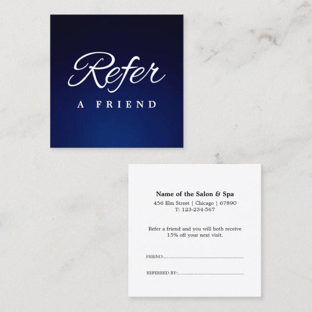 Minimalist Business Referral Card (Front/Back)