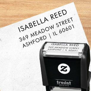 Minimalist Business Return Address Stamp