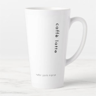 Minimalist Caffè Latte Latte Mug