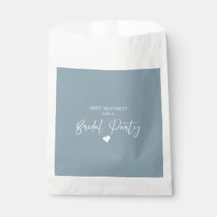 Minimalist Calligraphy Bridal Party  Favour Bags
