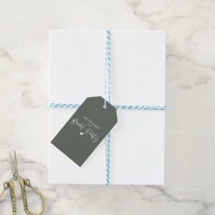 Minimalist Calligraphy Bridal Party Gift Tags