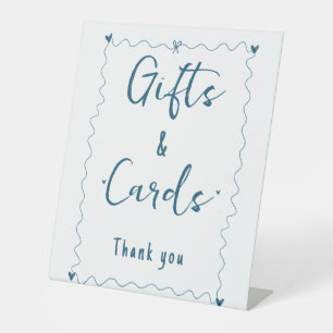 Minimalist Calligraphy Gift and Cards wedding sign
