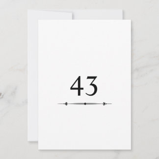 Minimalist calligraphy text birthday party  invitation