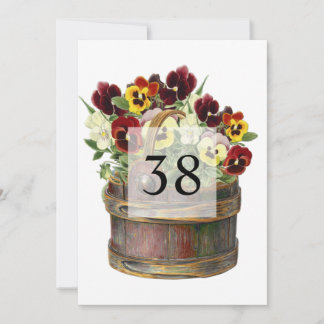 Minimalist calligraphy text birthday party  invitation