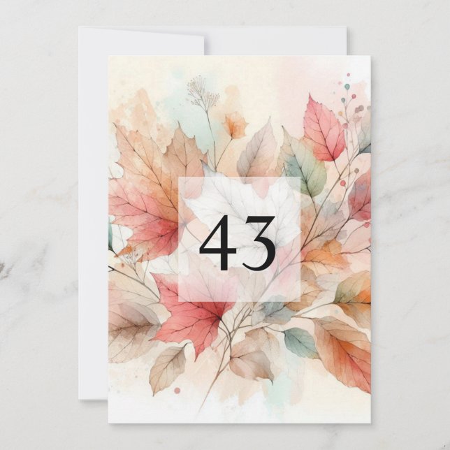 Minimalist calligraphy text birthday party  invitation (Front)