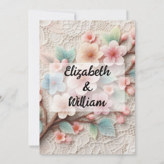 Minimalist calligraphy text  invitation