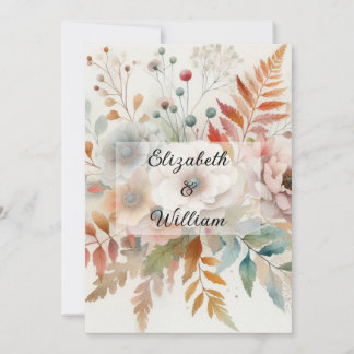 Minimalist calligraphy text  invitation