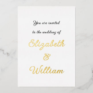 Minimalist calligraphy text  invitation