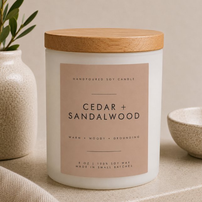 Minimalist Candle Branding Label (Creator Uploaded)