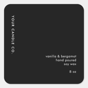 Minimalist Candle Label