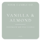 Minimalist Candle Label