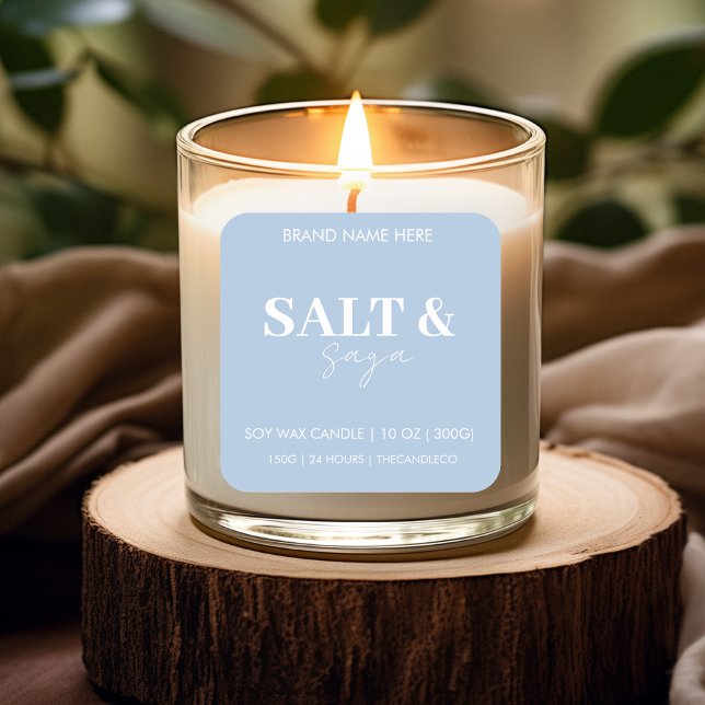 Minimalist Candle Label Sticker | Custom Soy Wax  (Creator Uploaded)