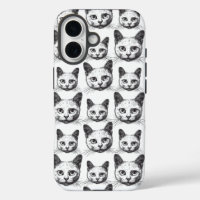 Minimalist Cat Faces