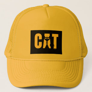 Minimalist Cat Graphic Hat