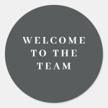 Minimalist Charcoal Corporate Welcome