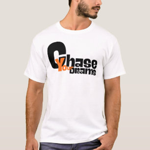 Minimalist Chase Your Dreams Typography Motivation T-Shirt
