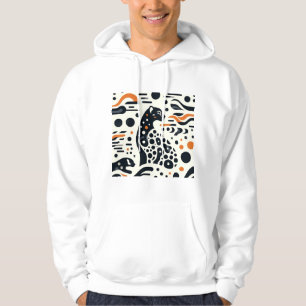 Minimalist Cheetah Spot Hooded Sweatshirt
